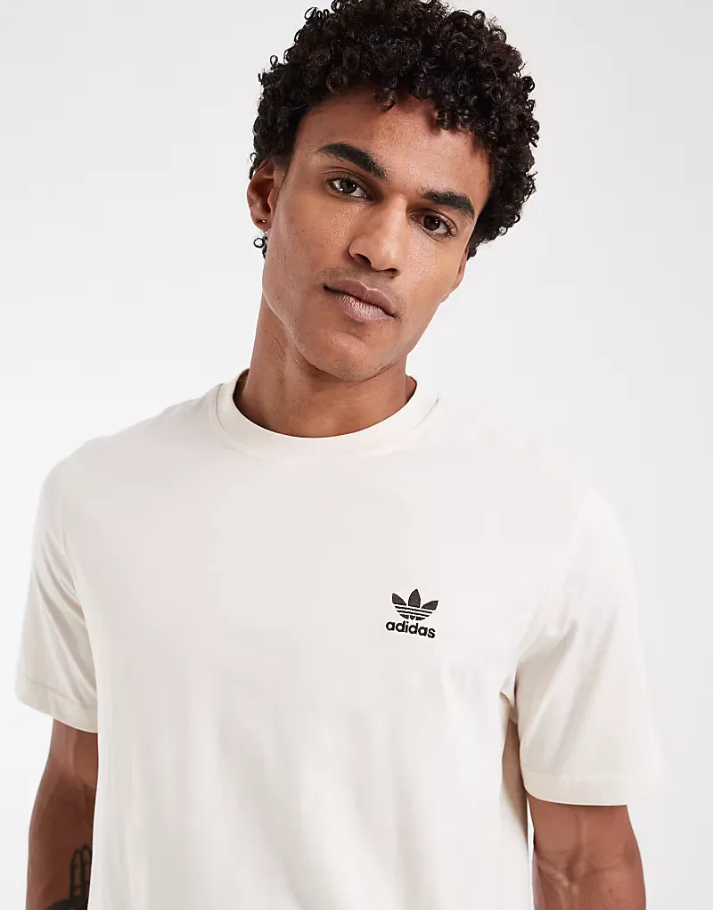 Футболка Adidas Originals Essentials свободного кроя, чудесный белый