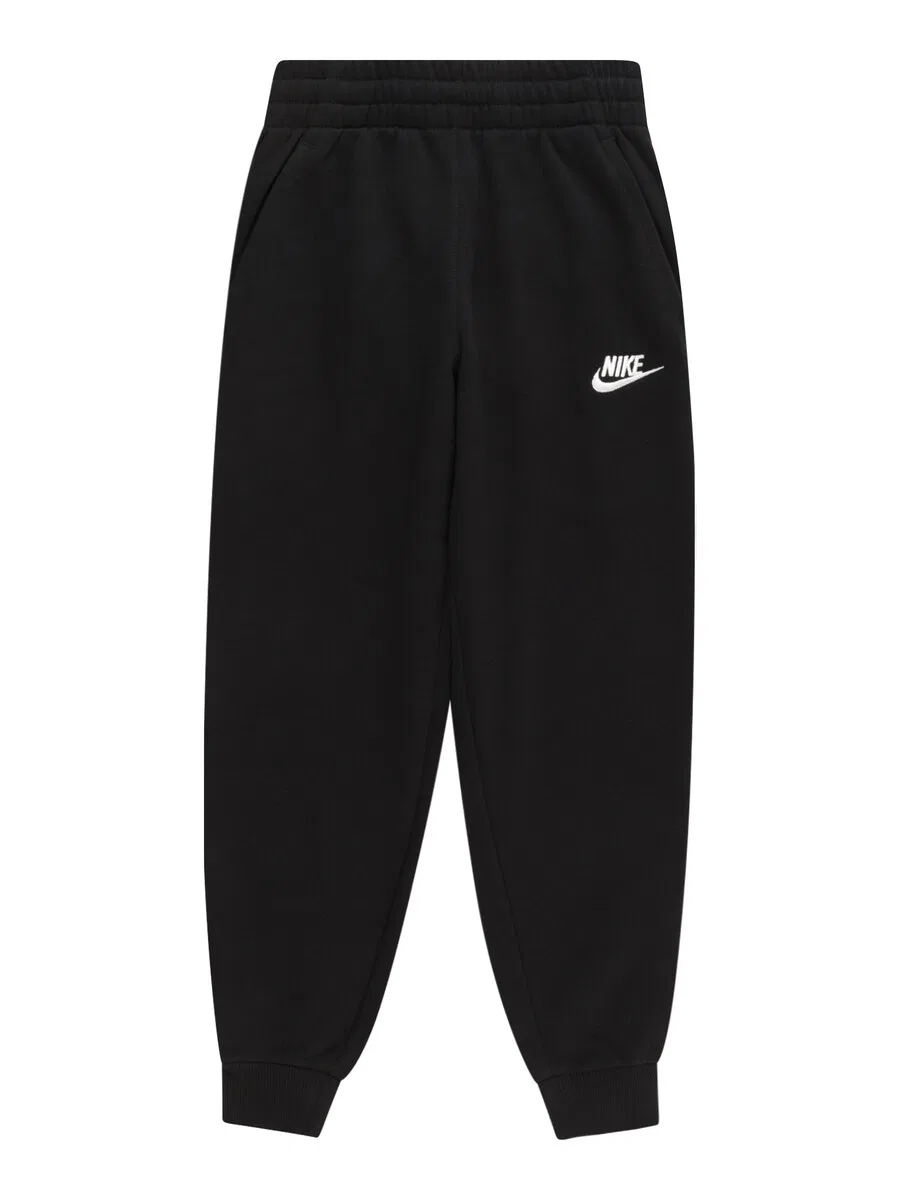 Зауженные брюки Nike Sportswear 'CLUB' черного цвета