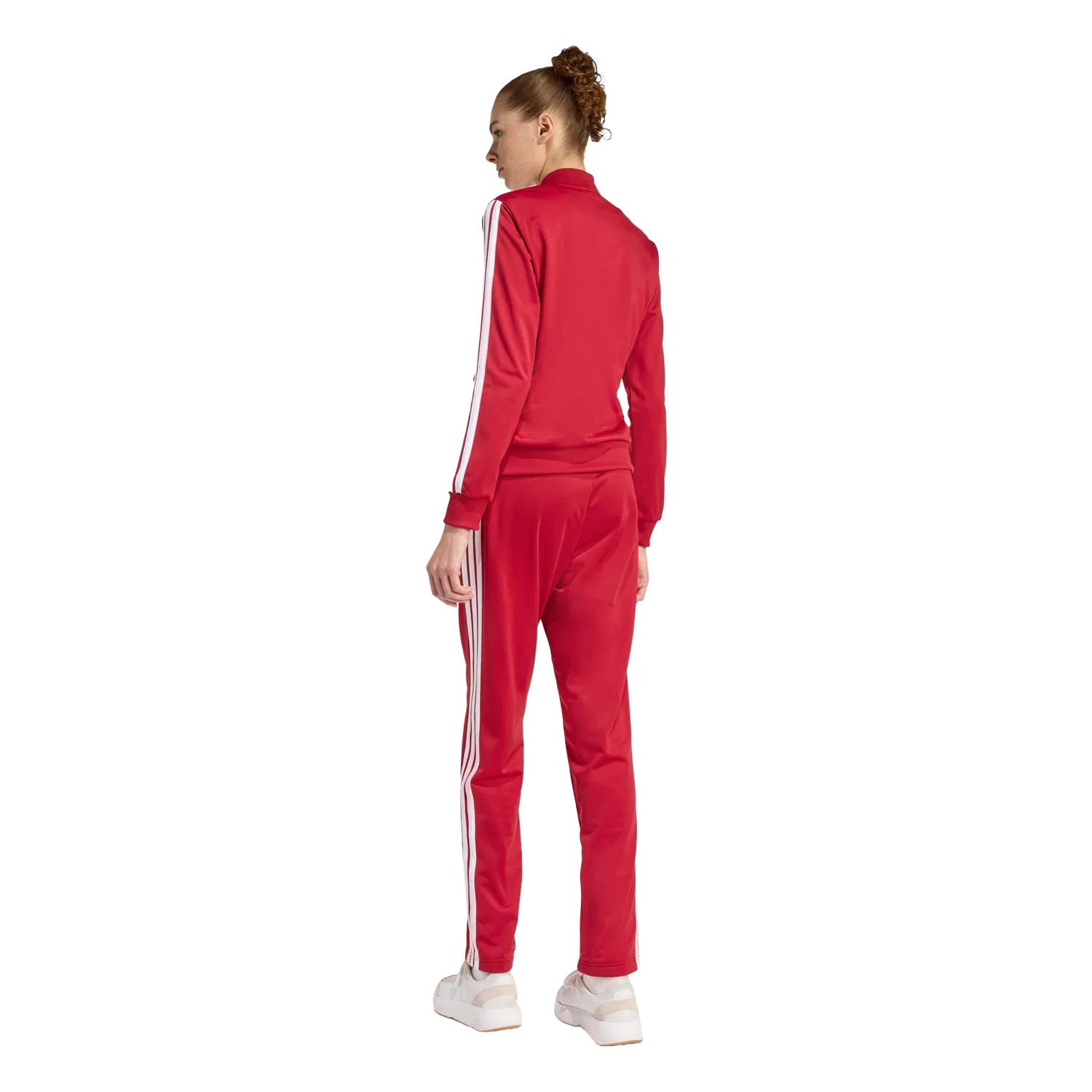 Женский тренировочный костюм Adidas Dayready, красный — фото 3