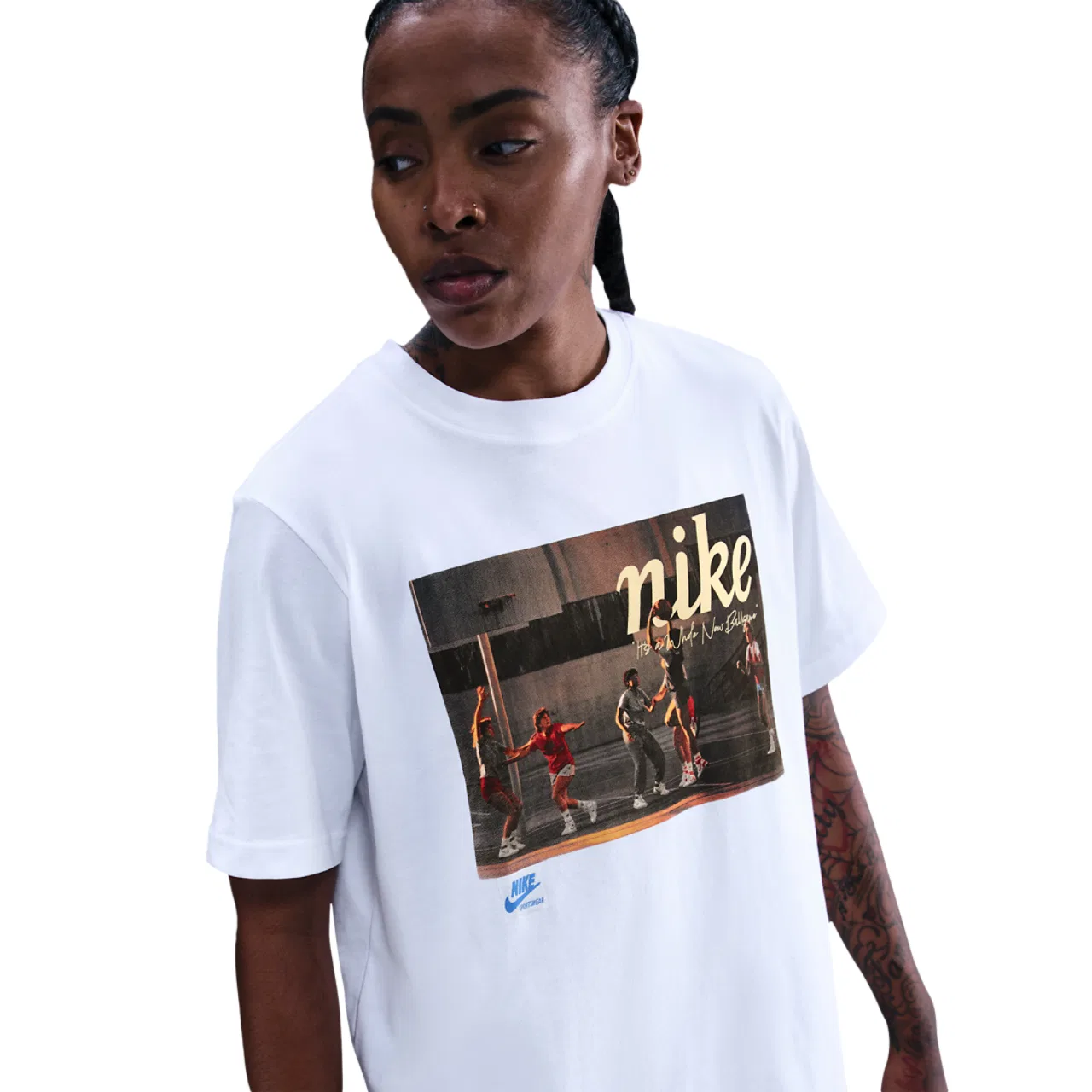 Футболка женская BB Photo Nike, белый