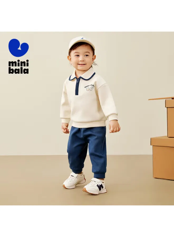 Комплект с длинным рукавом академический стиль Minibala, синий