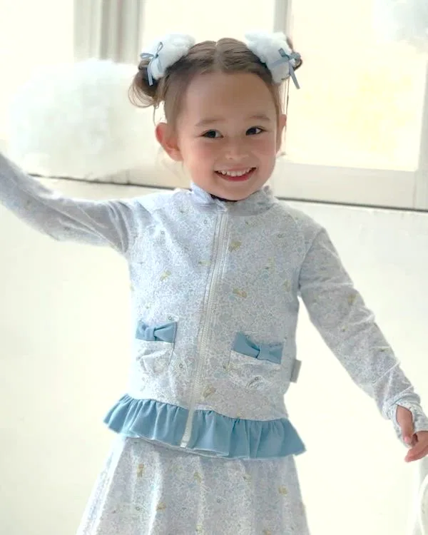 Детская рашгарда с принтом, модель Cinnamoroll/My Melody, panpantutu, Light Blue — фото 2