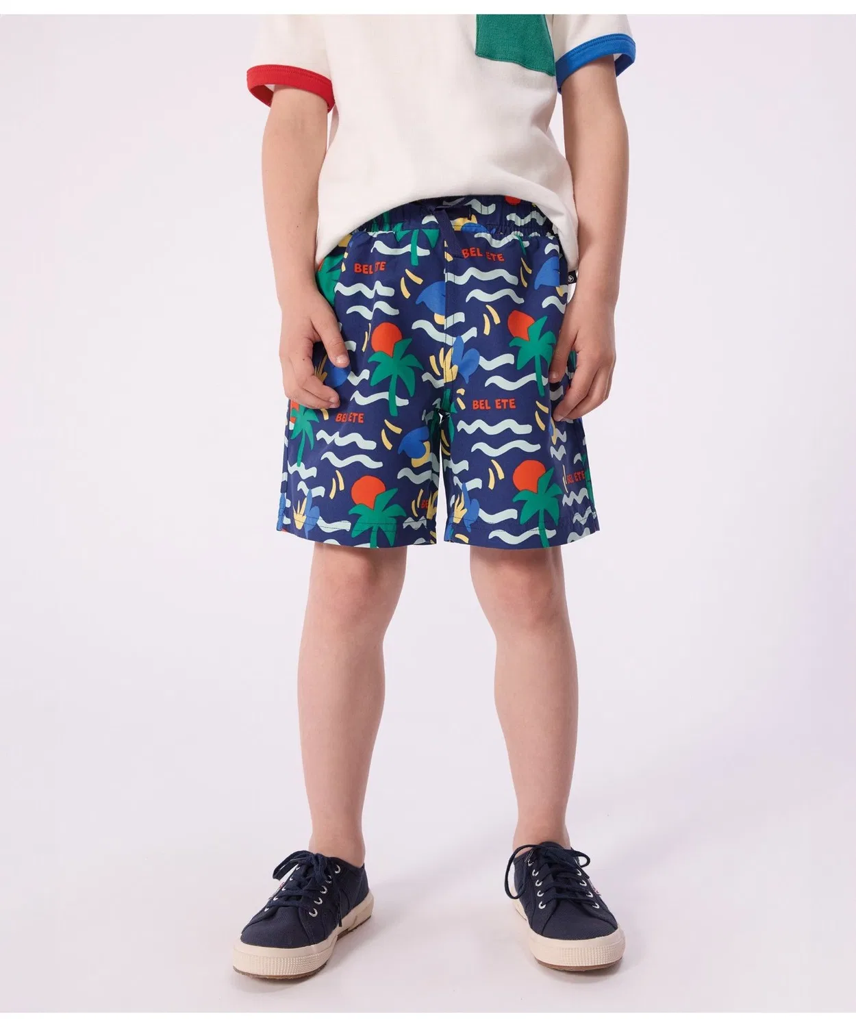 Детские плавки с принтом Ice Cream PETIT BATEAU, Blue