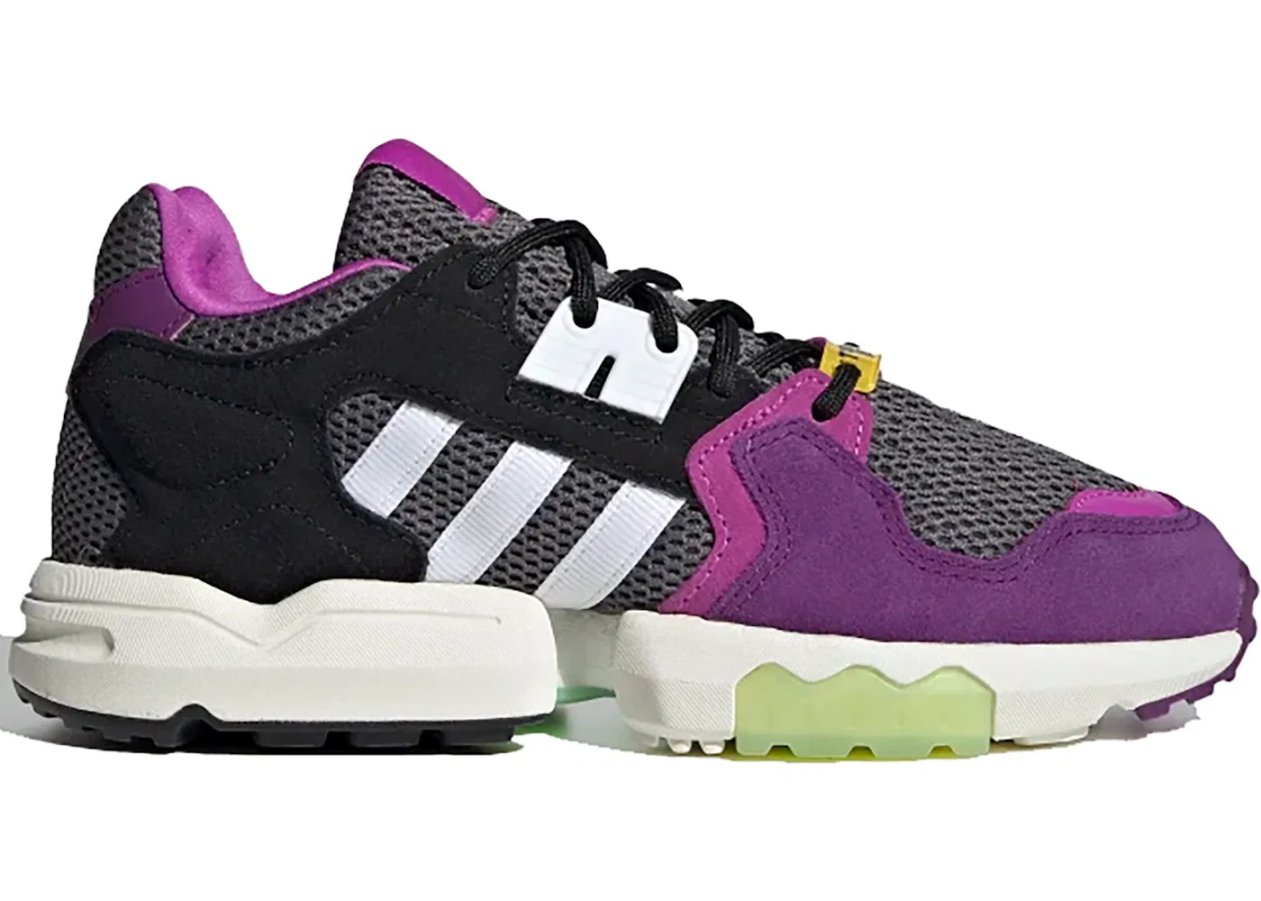 Детские кроссовки Lifestyle с принтом Adidas ZX Torsion, Grey Five/Cloud White/Glory Purple