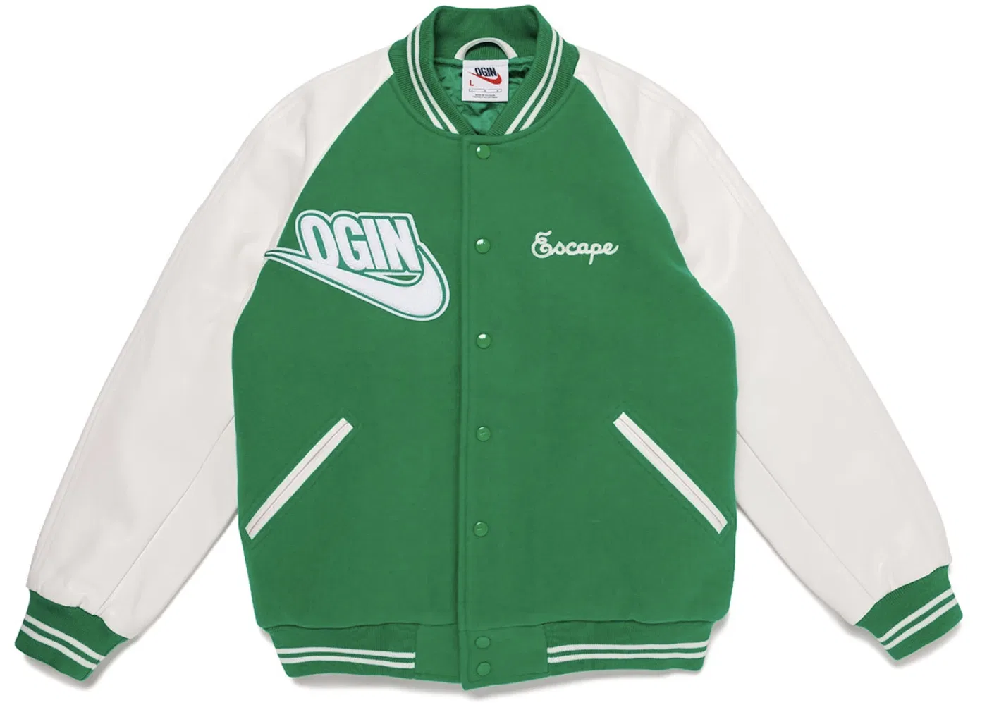 Мужская куртка-бомбер Nike x Nigo NRG Varsity Jacket (Asia Exclusive), Green