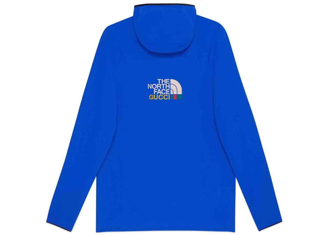Мужской свитер с начесом Gucci x The North Face Pullover, Blue/Orange — фото 2