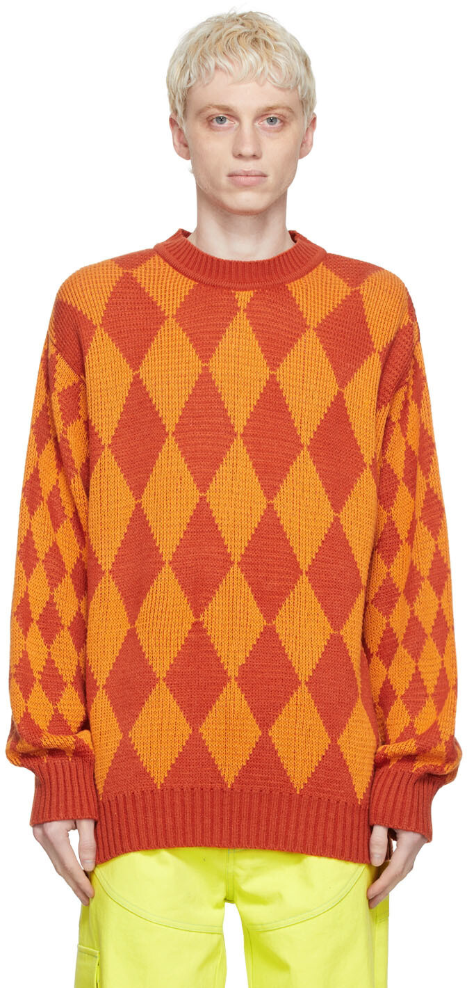 

Эксклюзивный оранжевый свитер SSENSE Shradha Kochhar Edition Marshall Columbia