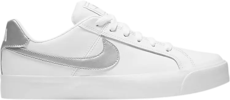

Кроссовки Nike Wmns Court Royale AC 'White Metallic Silver', белый