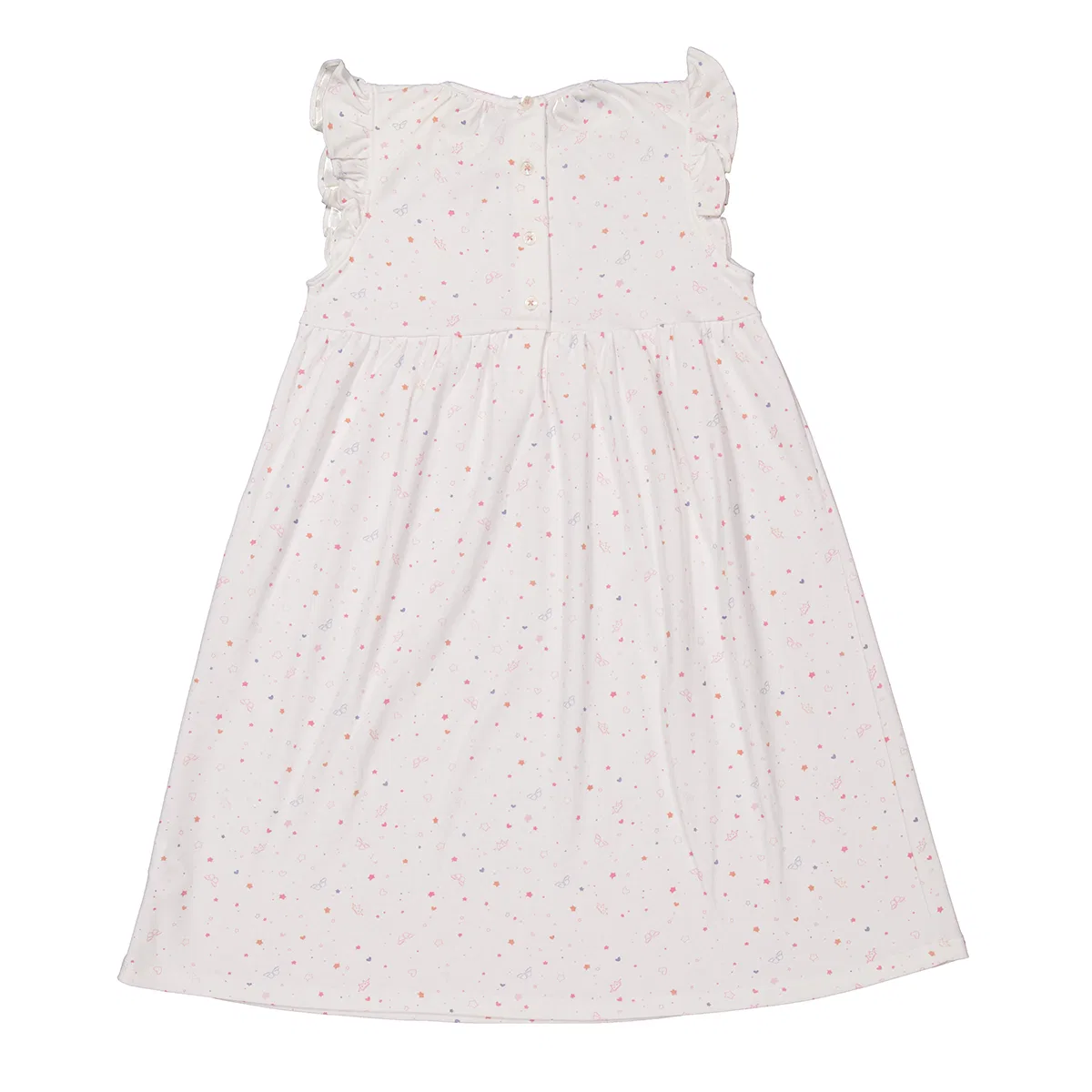 Ночная рубашка из пима-хлопка Kids Pima Cotton Nightdress Marie Chantal, Pink Print — фото 3