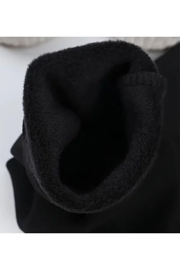 Детские леггинсы для мальчиков с начесом Seburam Collection, Black — фото 3