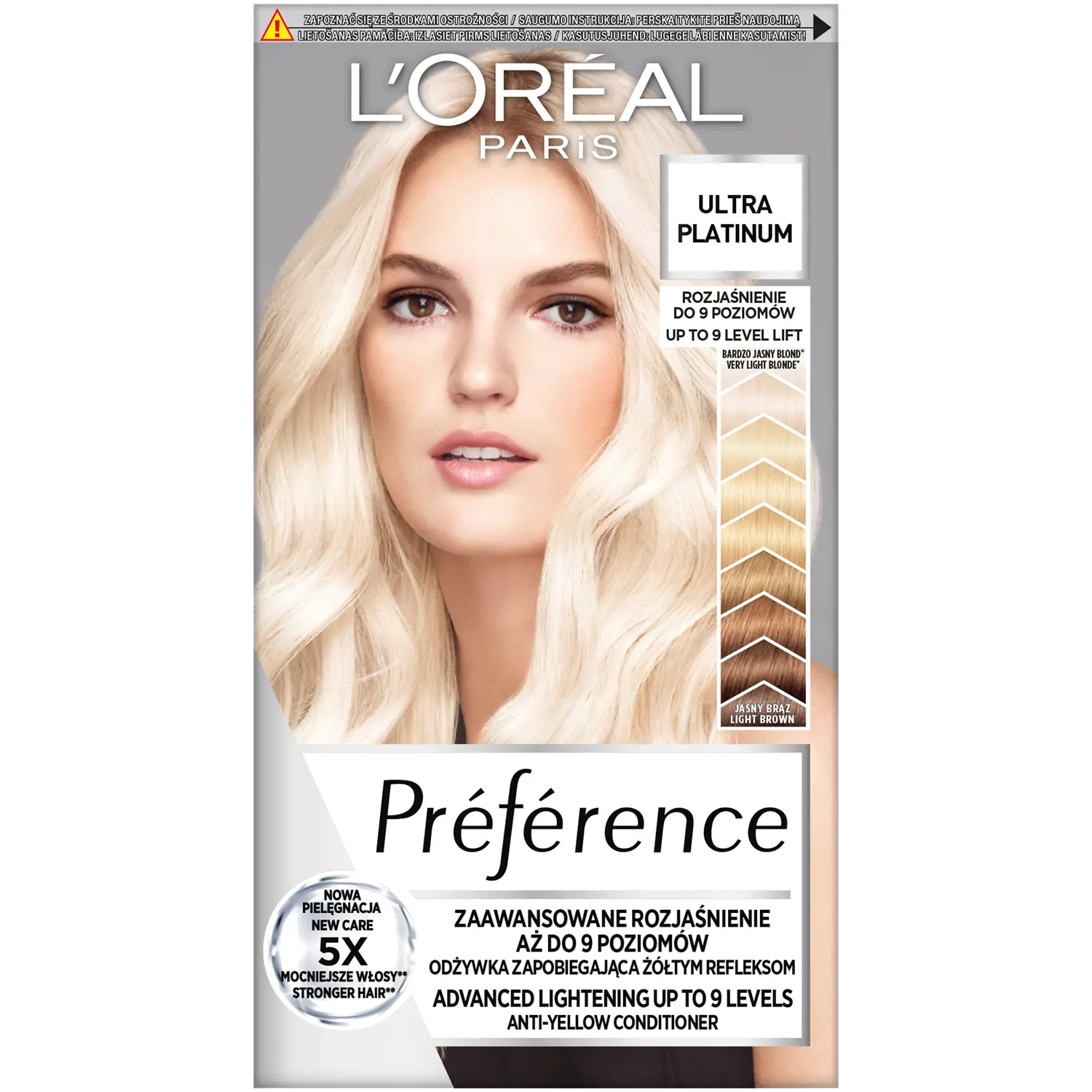 

L'Oréal Paris Preference Extreme Platinum краска для волос 8л экстрим платина, 1 упаковка