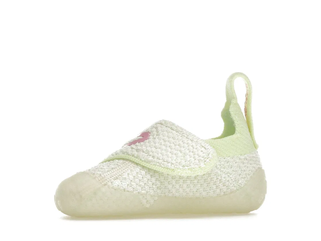 Детские кроссовки для мальчиков и девочек Nike Swoosh 1, Coconut Milk/White/Barely Volt/Pink Rise — фото 3