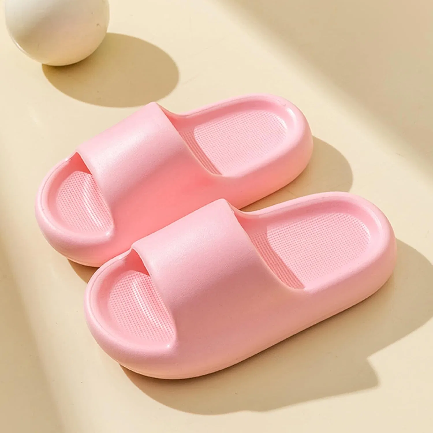 Детские спортивные сандалии-слайды с нескользящей подошвой, Pink — фото 4