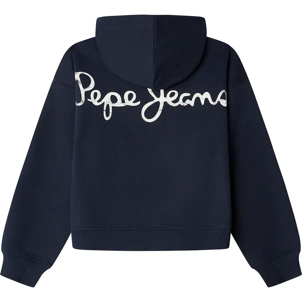 Детский свитшот для девочек с принтом Avy Pepe jeans, Blue — фото 2