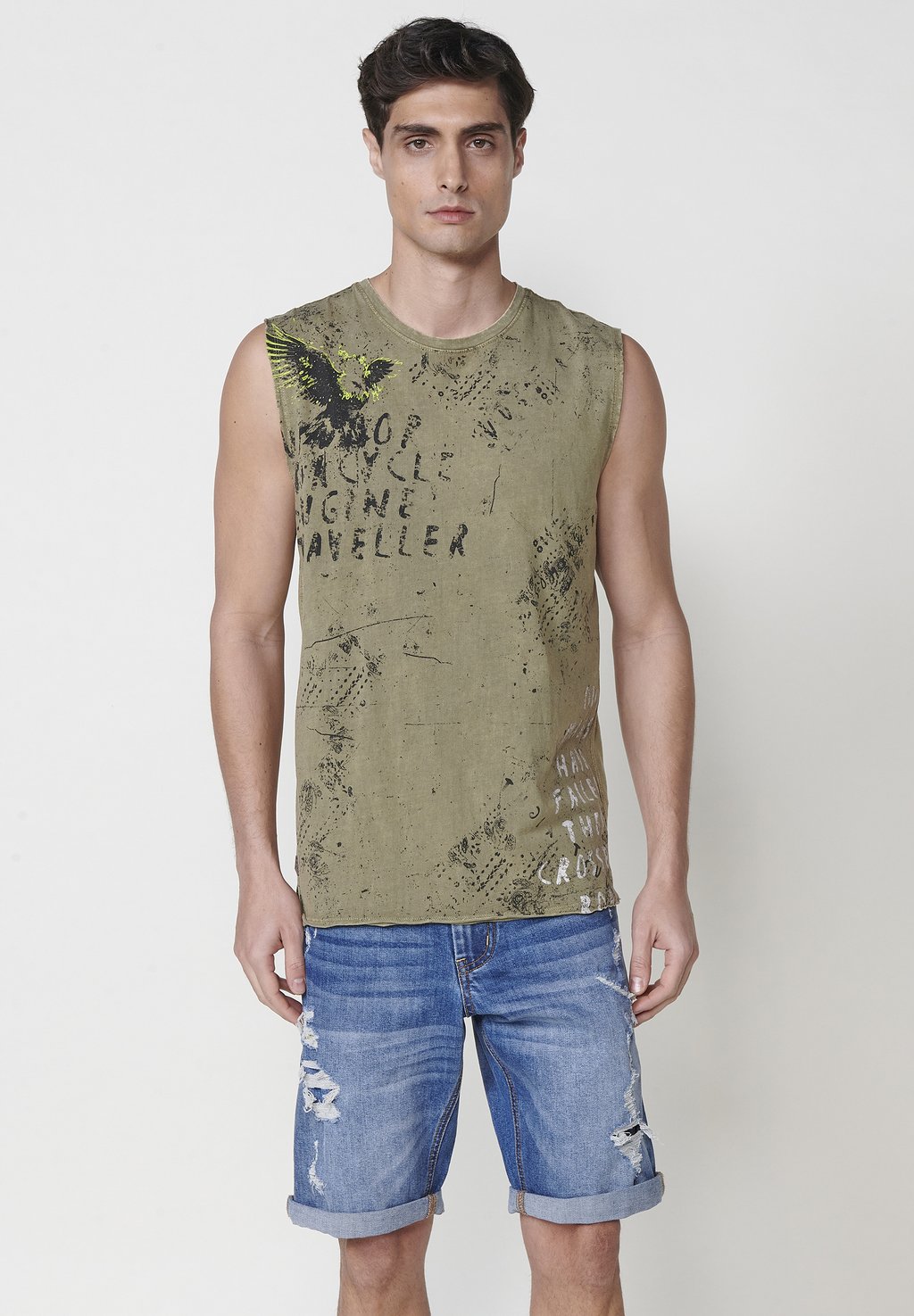 

Майка SLEEVELESS Koroshi, хаки