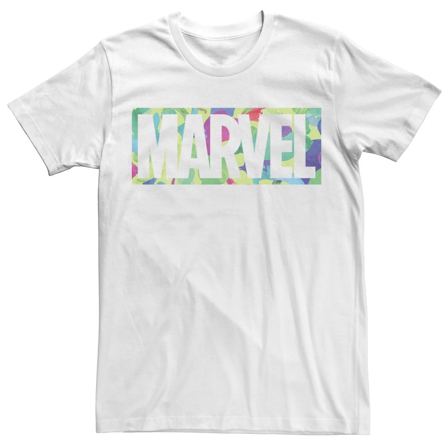 

Мужская футболка с красочным логотипом Marvel Licensed Character