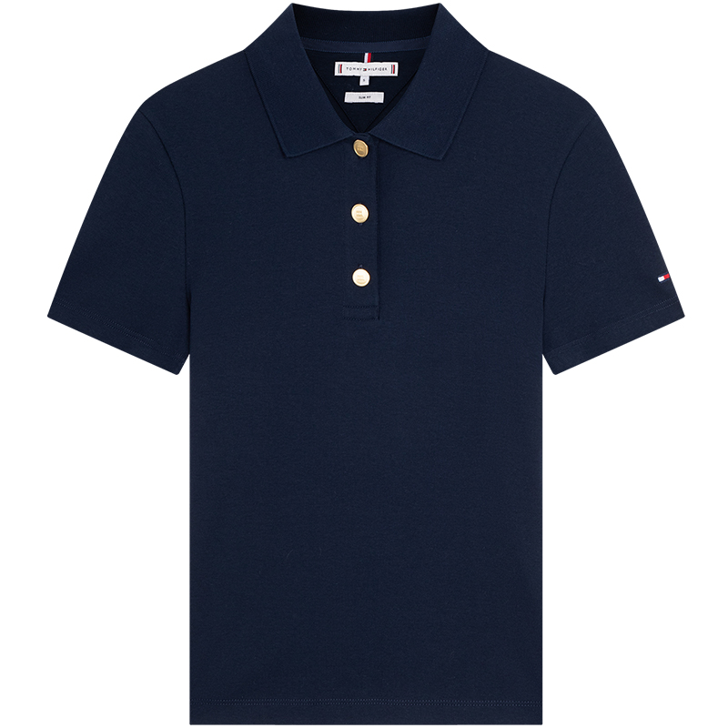 

Поло для женщин Tommy Hilfiger, темно-синий c1g