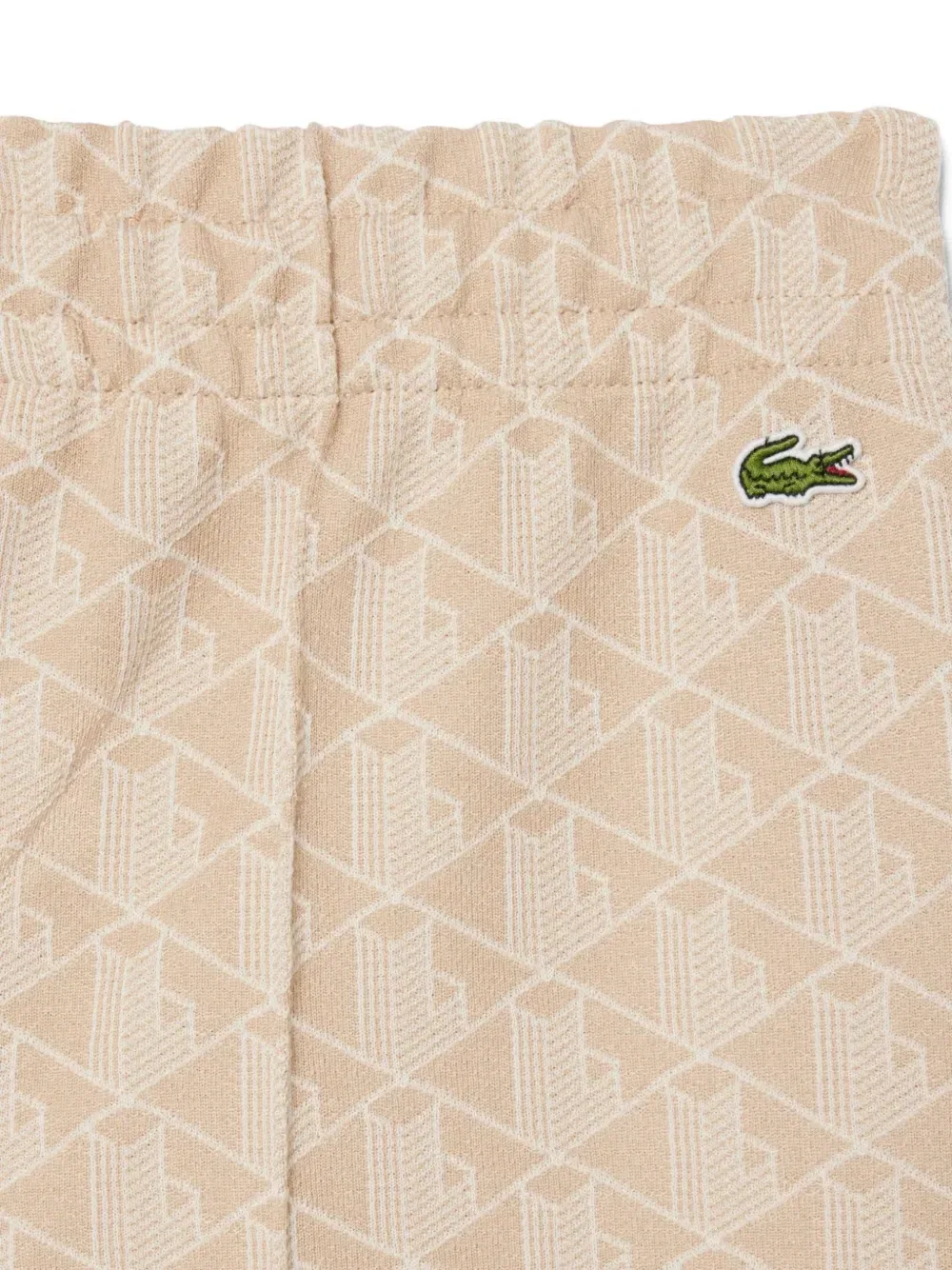 Брюки Lacoste с монограммой, бежевый — фото 4