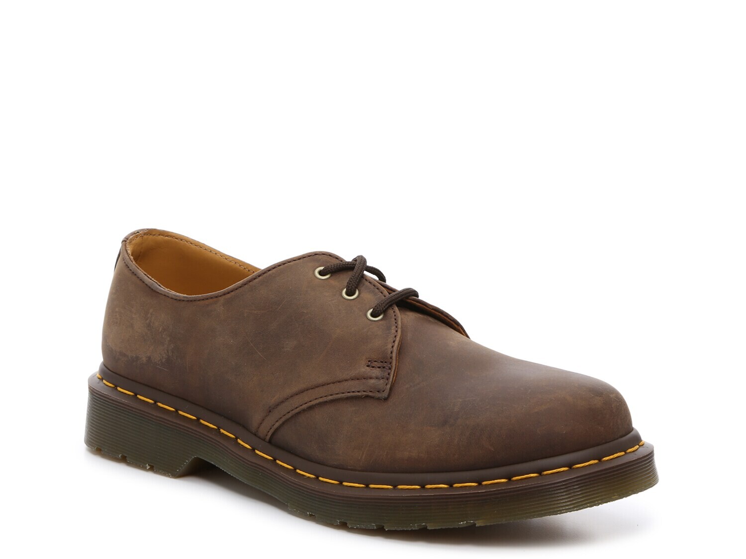 

Туфли-оксфорды мужские Dr. Martens Martens 1461 Gaucho Crazy Horse, темно-коричневый