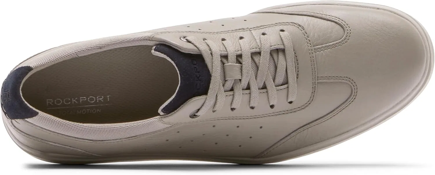 Мужские туфли Rockport Total Motion Court T-Toe Oxford, Rock Sand — фото 4