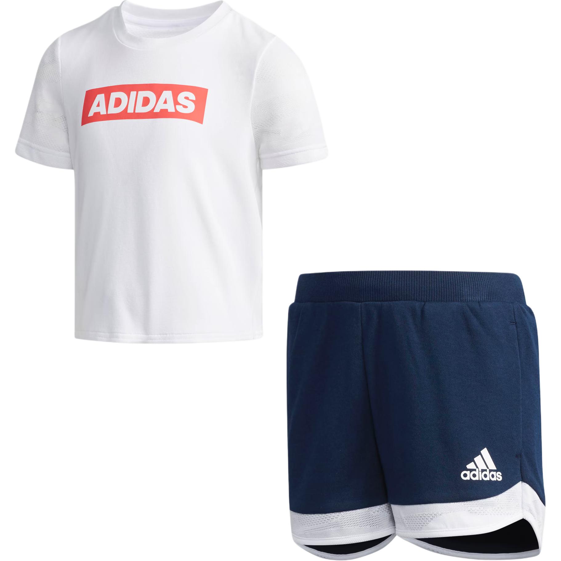 Повседневная спортивная одежда для детей 3-7 лет Adidas, белый — фото 3