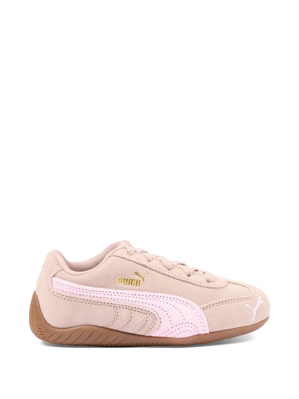 Низкие кроссовки с боковой полосой Puma Kids, нейтральный — фото 2