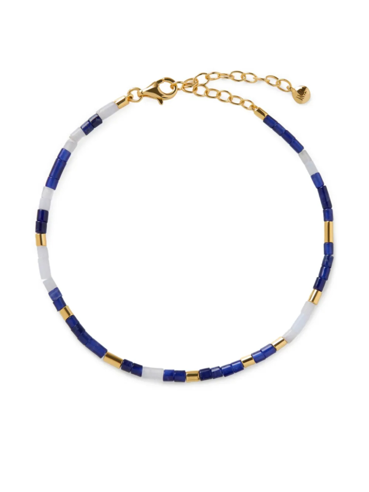 

Monica Vinader браслет Delphi Multi Gemstone, синий