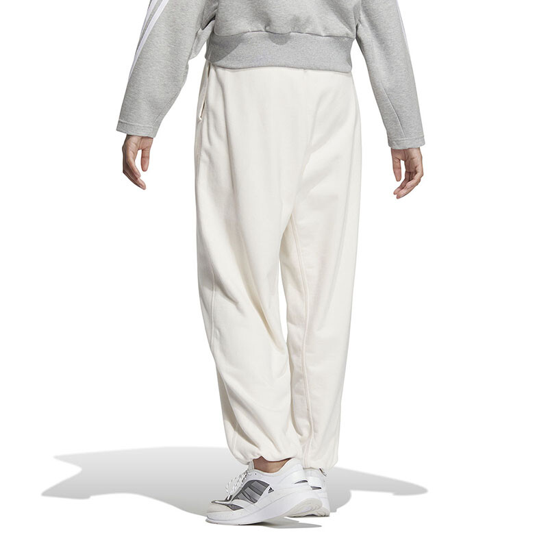 Спортивные брюки Lounge Knit женские белые Adidas — фото 3