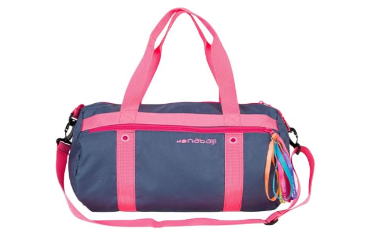 

DECATHLON Полиэстеровая сумка через плечо большая унисекс разноцветная, Neon Pink Blue