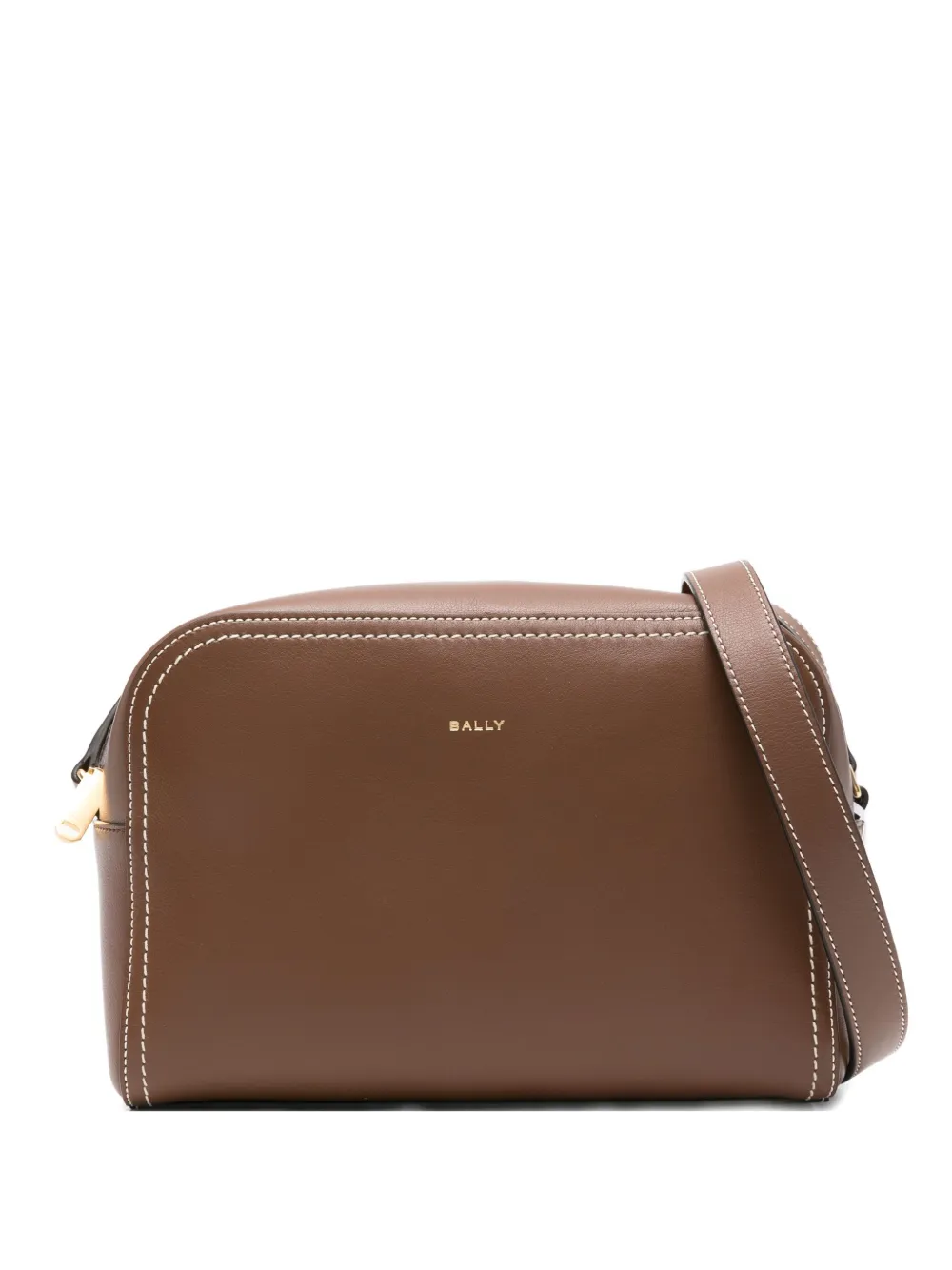 

Сумка с контрастной строчкой Bally, коричневый