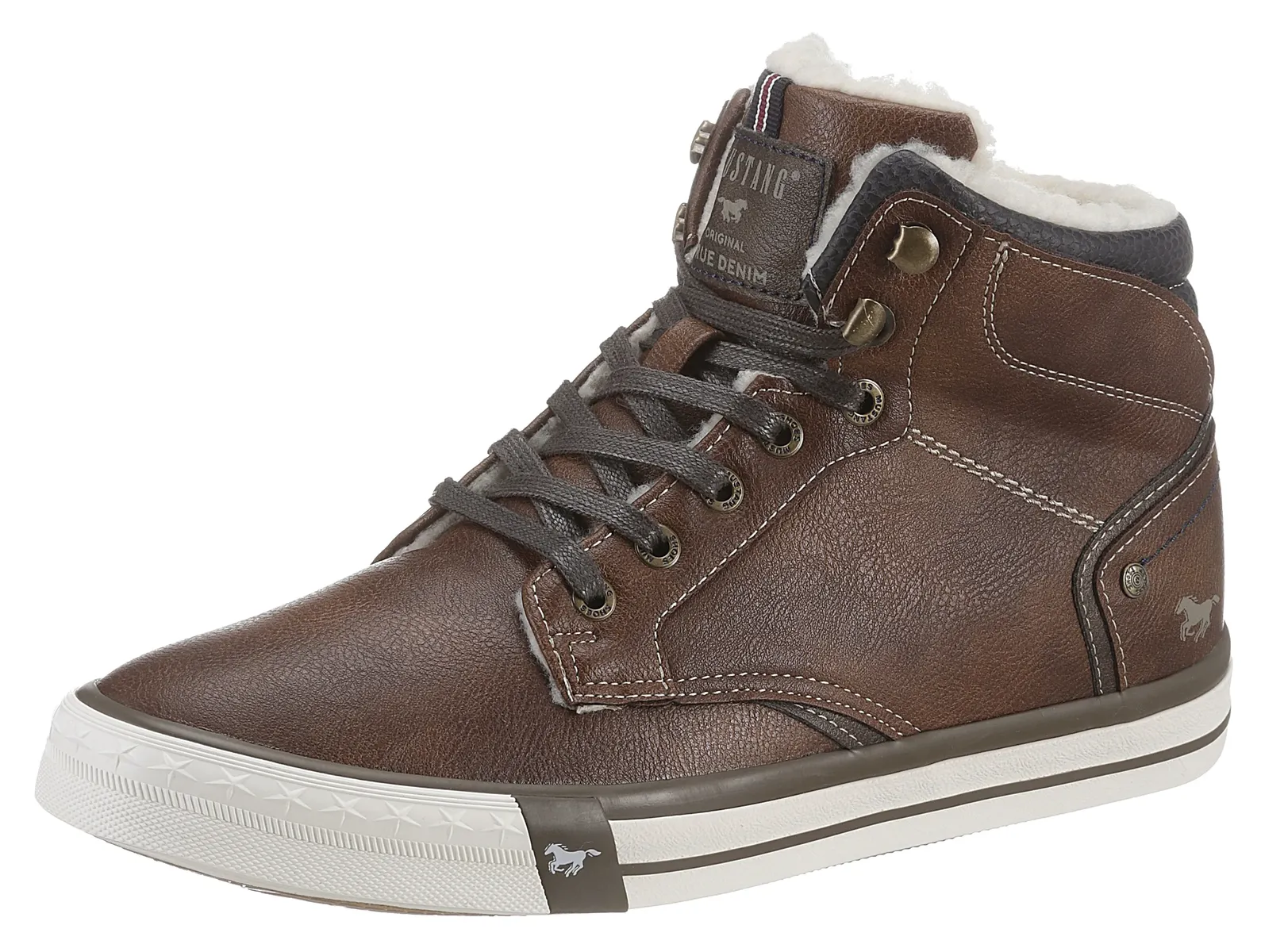 

Кроссовки Mustang Shoes с практичной внутренней молнией, цвет Kastanie-Used
