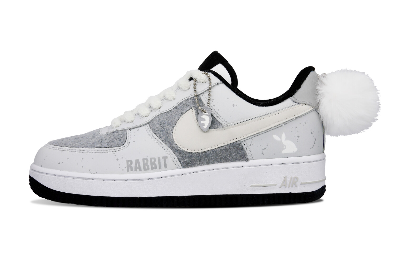 

Кроссовки Nike Air Force 1 Skateboarding Shoes Unisex Low-top Gray, светло-серый