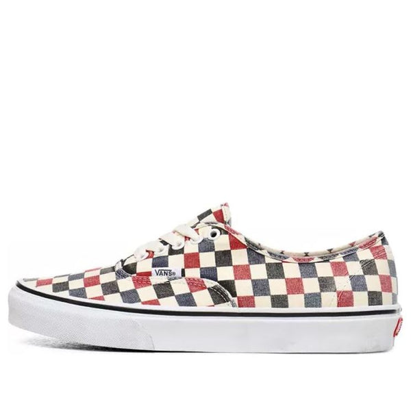 

Кроссовки washed authentic black/redcheckboard Vans, черный