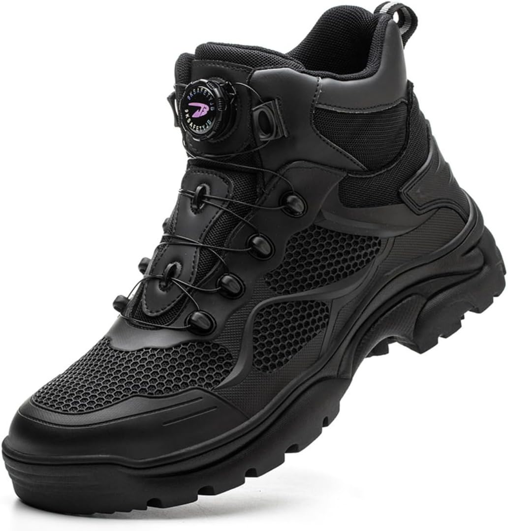 

Мужские кроссовки с стальным носком, широкие, однотонные, с противоскользящей подошвой и воздушной подушкой, легкие Lexamen, A Style a