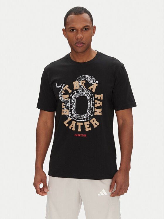 

Футболка обычного кроя Overtime Spring Graphic JM0291 Adidas, черный