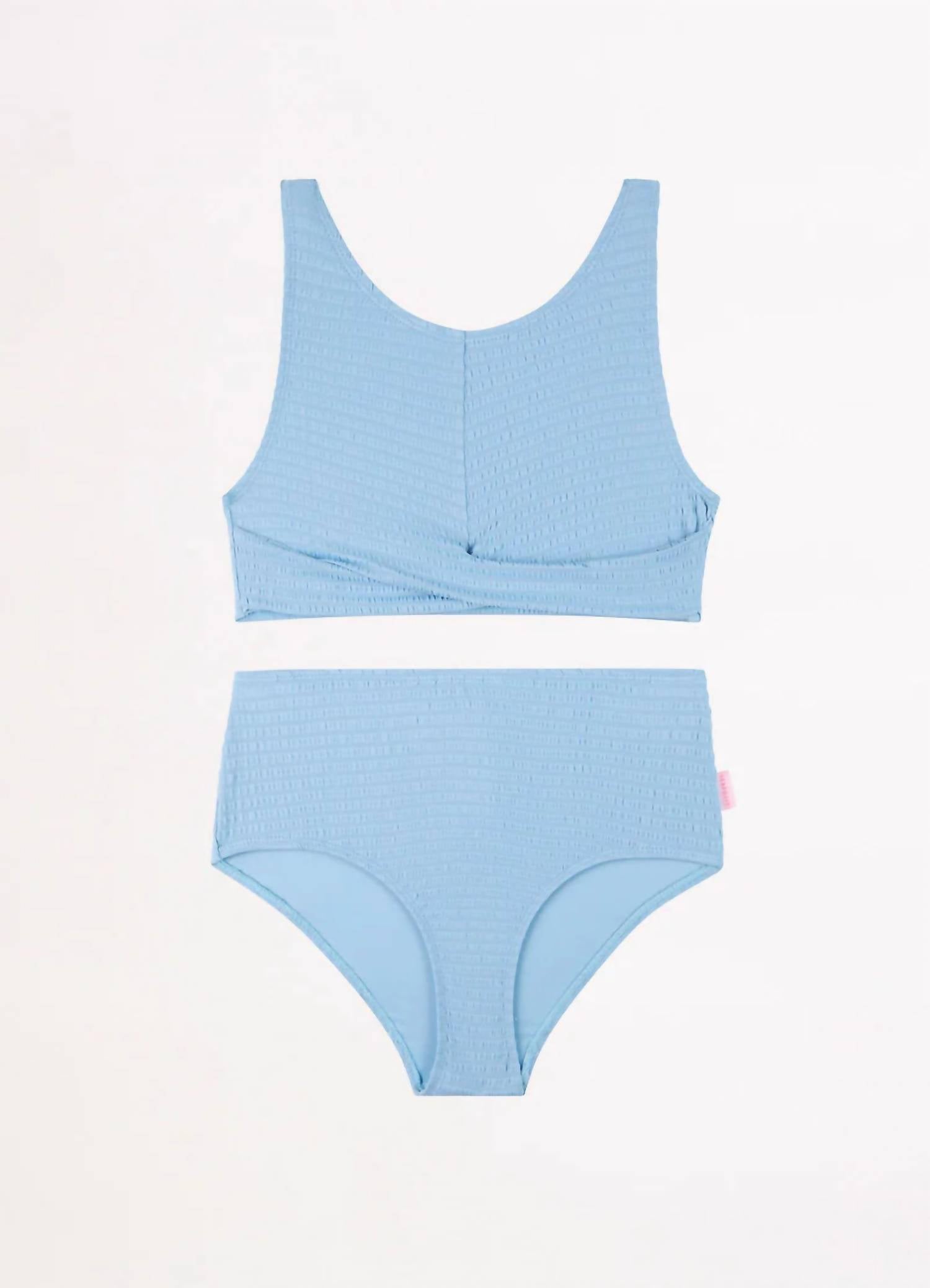 

Детский купальник Powder Blue с панелями для летнего отдыха Seafolly