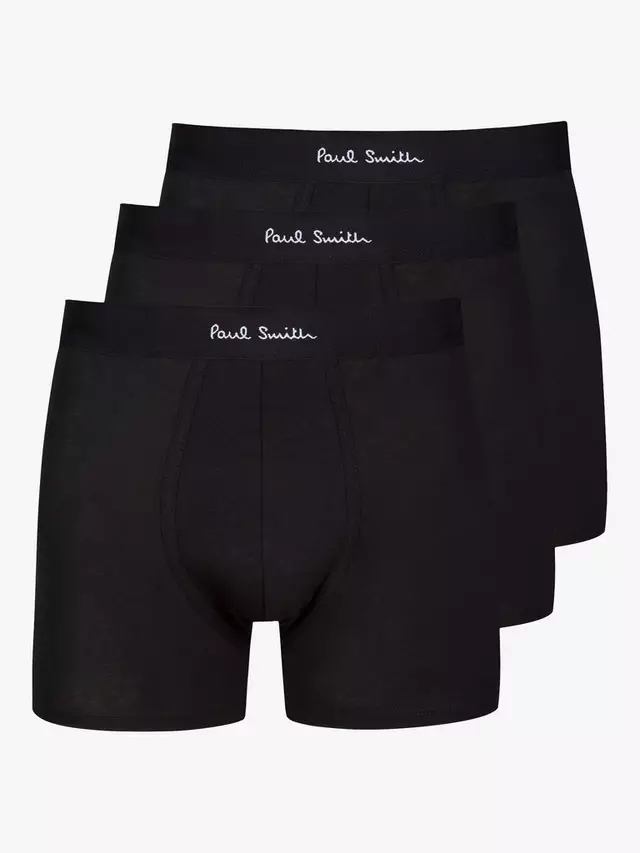 

Трусы Paul Smith Stretch Cotton Long 3 шт, черный