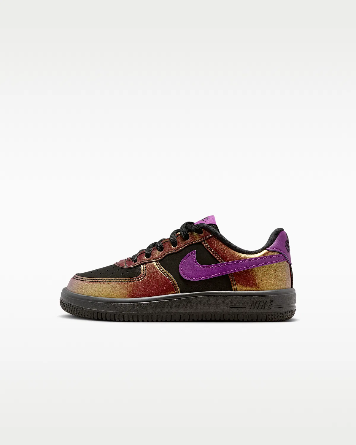 Детские кроссовки Nike Force 1 Low LV8 4, Black/Bold Berry