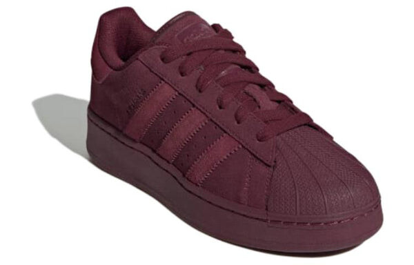 Кроссовки суперзвезда xlg Adidas, бордовый — фото 3