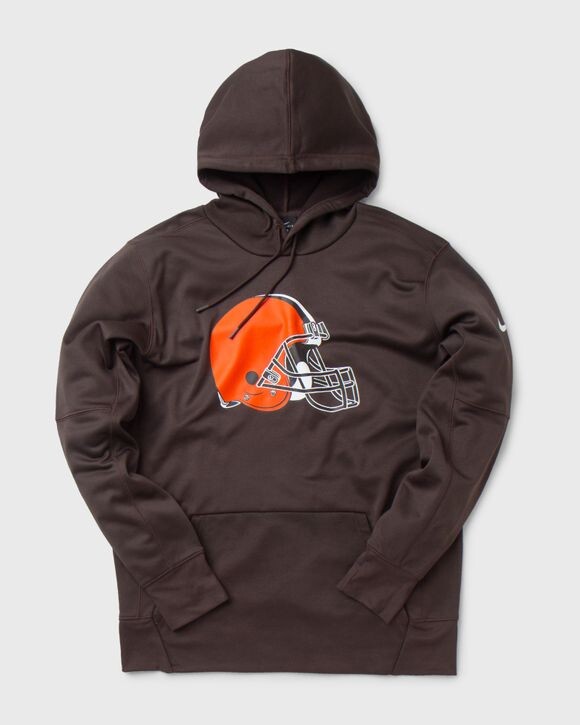 

Худи Nike Prime Logo Therma Hoodie Cleveland Browns, цвет seal brown