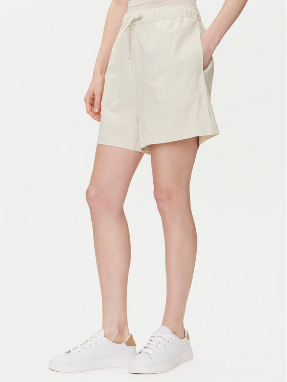 

Шорты свободного кроя из ткани Charlottesville 1016584 Mustang, бежевый