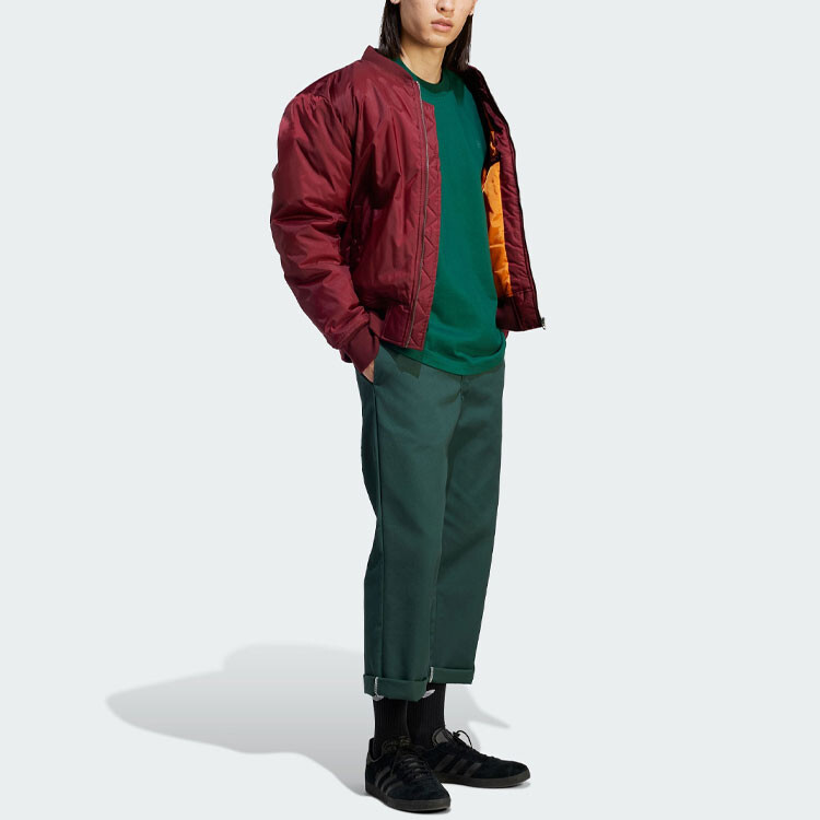 Футболка мужская лесная зеленая Adidas Originals, зеленый — фото 4