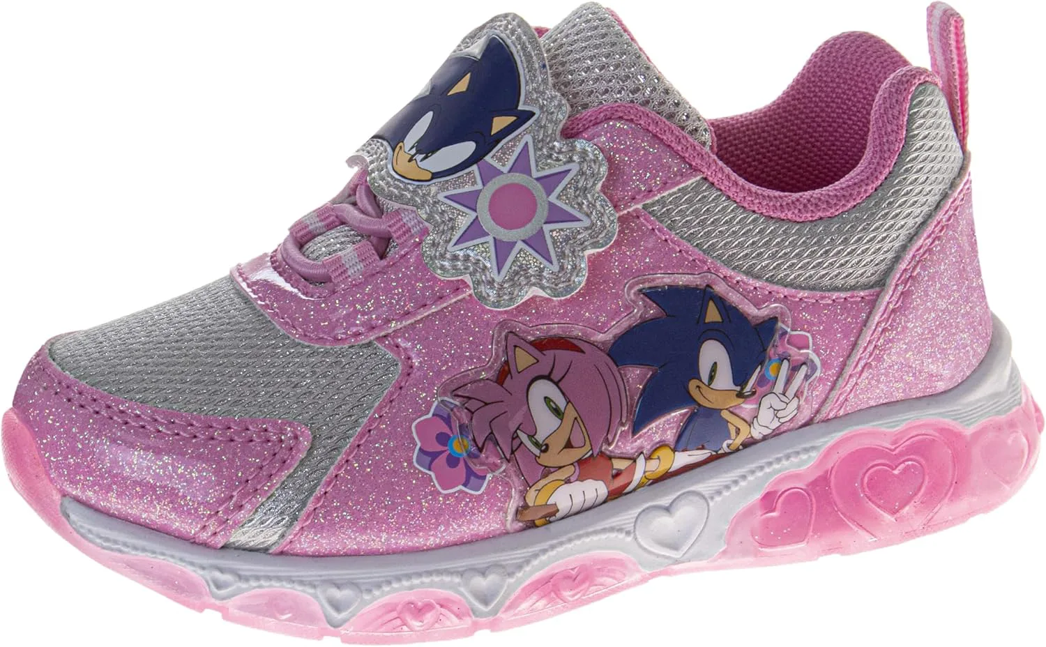 Кроссовки Josmo Kids Sonic the Hedgehog с подсветкой LED (для малышей/детей младшего возраста), розовый