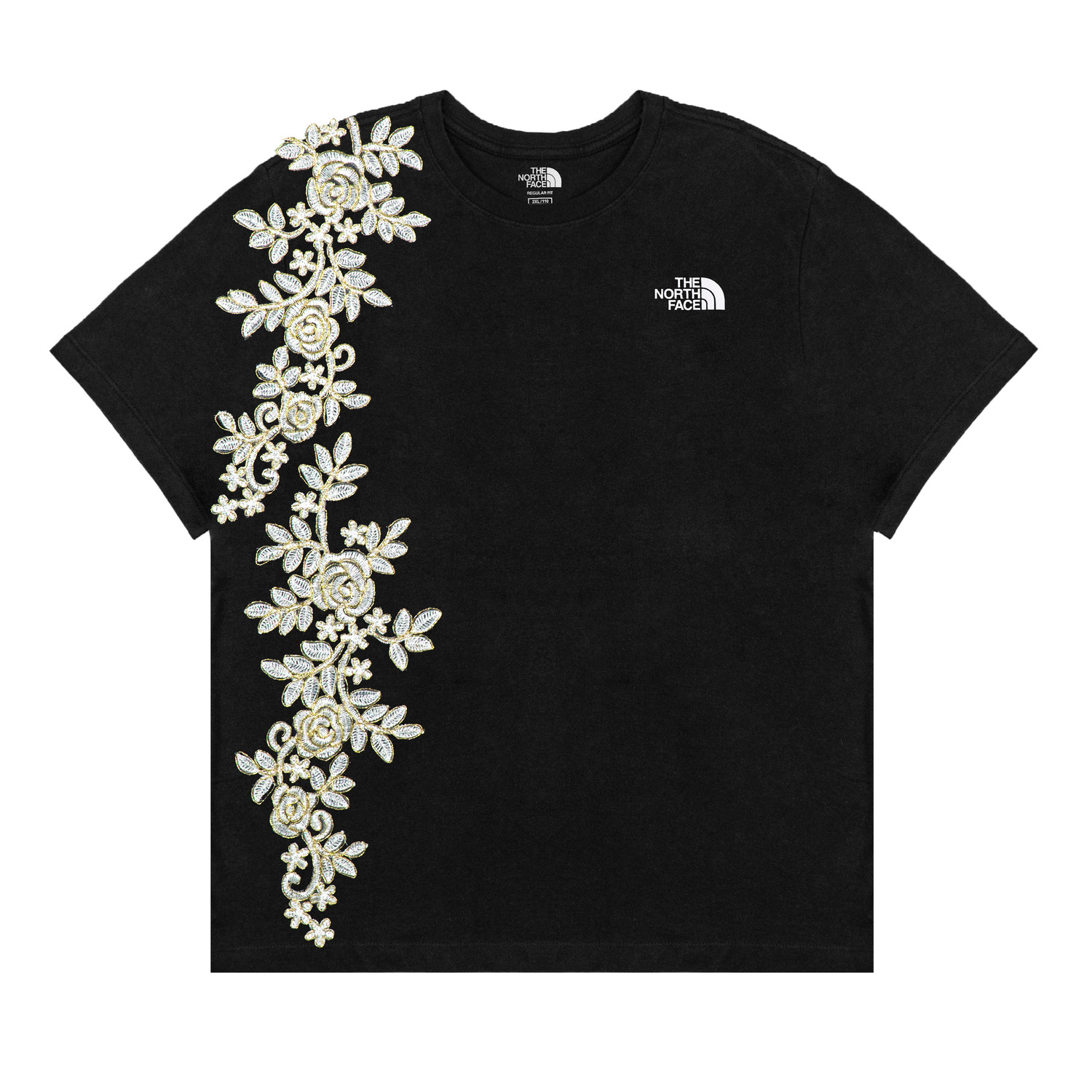 

Футболка с коротким рукавом и круглым вырезом Unisex THE NORTH FACE, черный