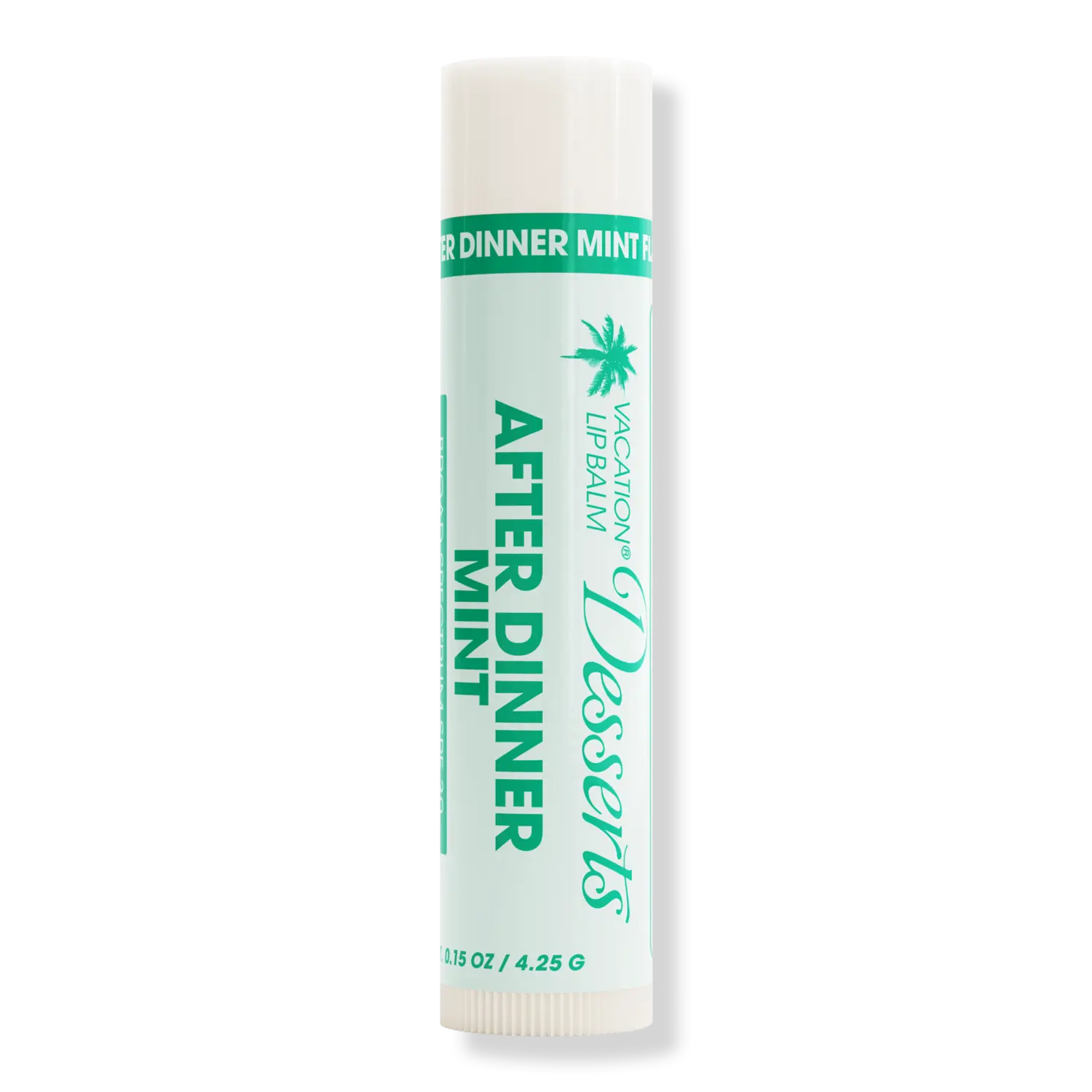 

Бальзам для губ Lip Desserts с солнцезащитным эффектом SPF 30 Vacation, After Dinner Mint