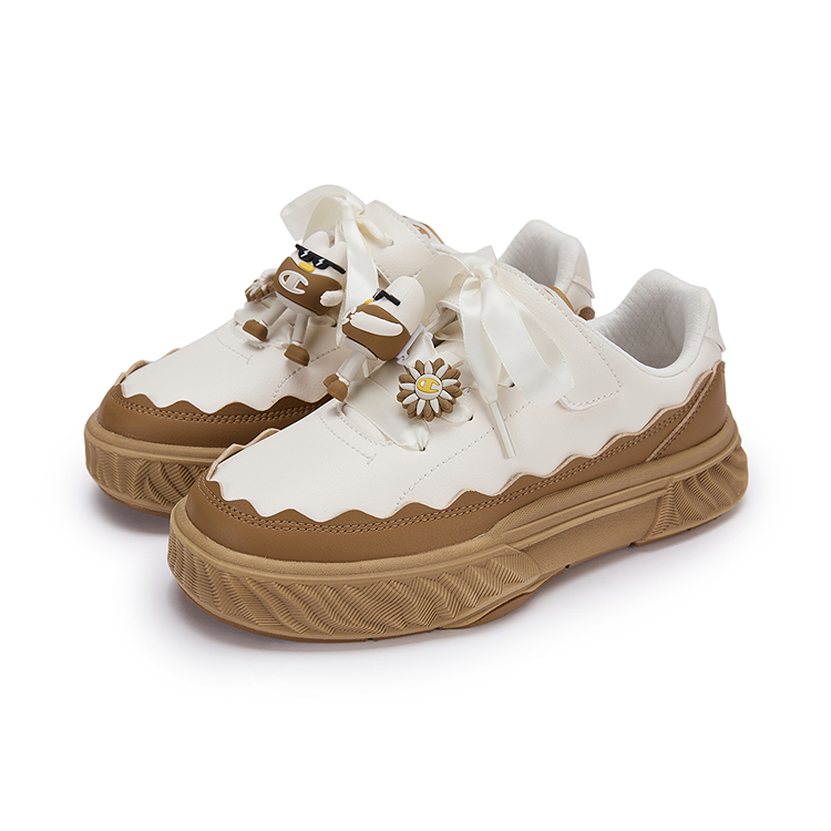 Детские скейтерские кроссовки Kids Champion Kids, белый/желтый — фото 2