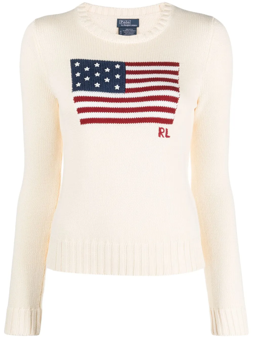 

Джемпер вязки интарсия POLO RALPH LAUREN, нейтральный