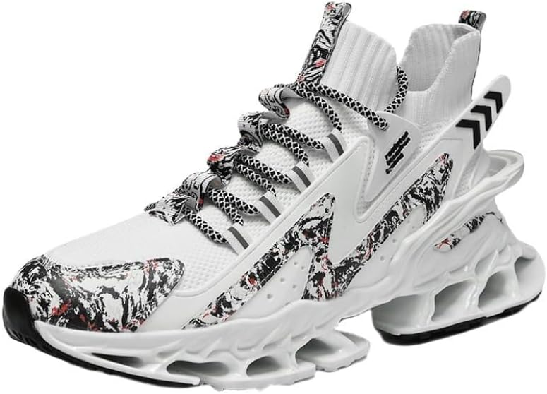 

Модные мужские баскетбольные кроссовки Solastride- легкие, дышащие, противоскользящие, износостойкие, удобные повседневные спортивные ботинки, белый