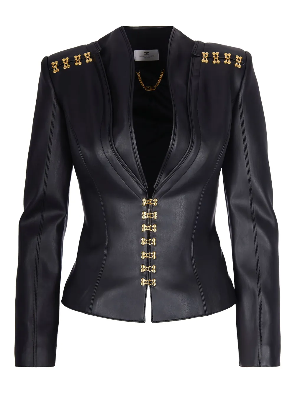 

Декорированный жакет Elisabetta Franchi, черный