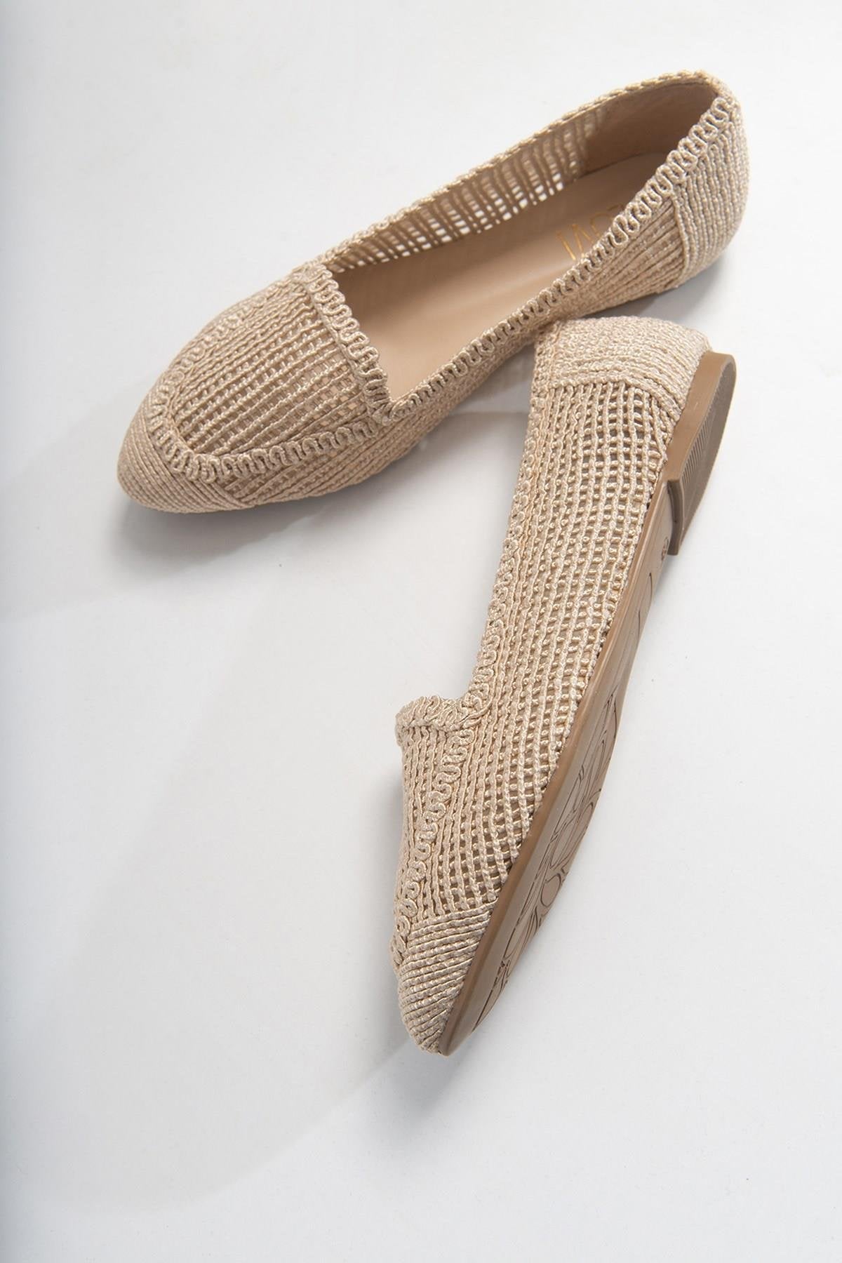 Балетки Mira Knit Prologue Shoes, кремовый